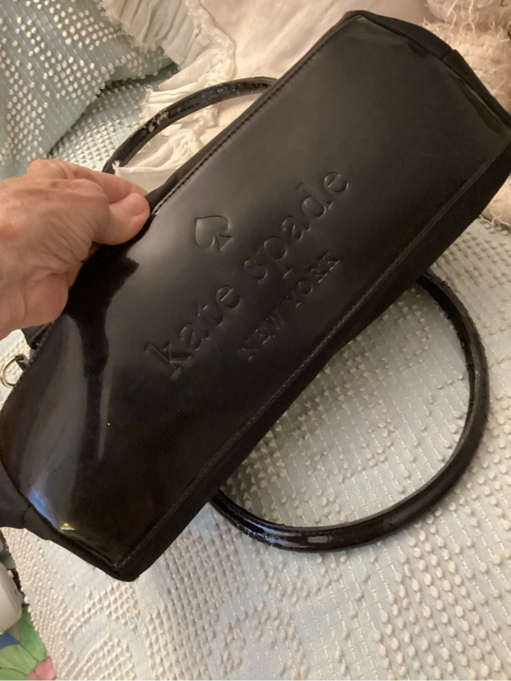 Kate Spade Black Nylon Tote Bag